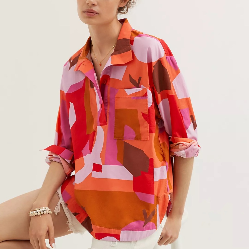 Maeve breezy blouse Anthropologie